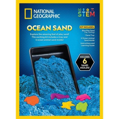 National Geographic - Set educativ Nisip senzorial modelabil ce ajuta la dezvoltarea abilitatilor motorii fine NG23678 - poza 3