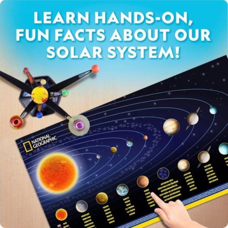 National Geographic - Set educativ Sistemul Solar planete fosforescente - poza 4