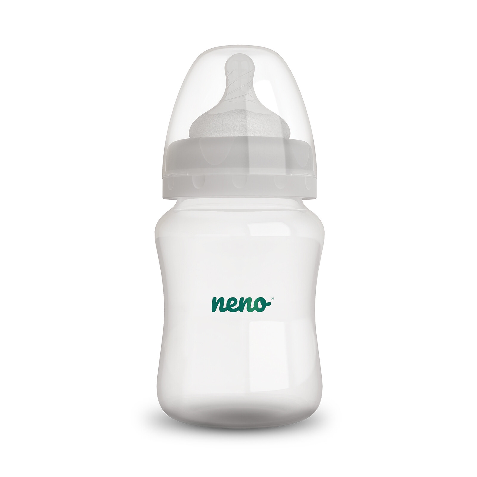 Neno – Biberon cu tetina silicon 150 ml, anti-colici, debit lent