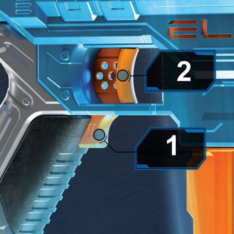 Nerf Blaster Elite 2.0 Turbine Cs-18 - poza 3