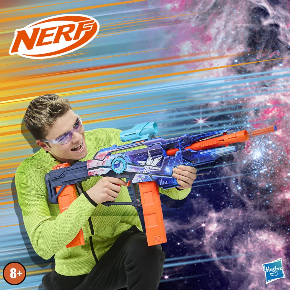 NERF Loadout Galactic Commander Blaster Motorizat cu 3 Moduri de Tragere - poza 4