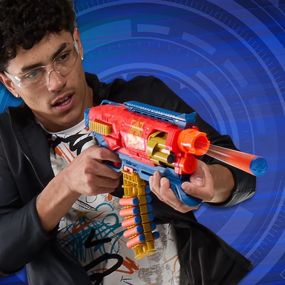NERF Loadout Shadowspeed Recon Blaster Pompare cu Tambur - poza 5