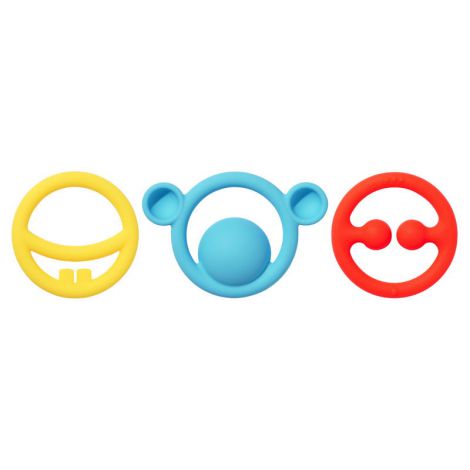 Nigi-Nagi-Nogi - set 3 inele de dentitie multisenzoriale - poza 3