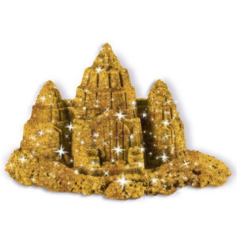 Nisip Kinetic Metale Si Minerale Stralucitoare Auriu - poza 1