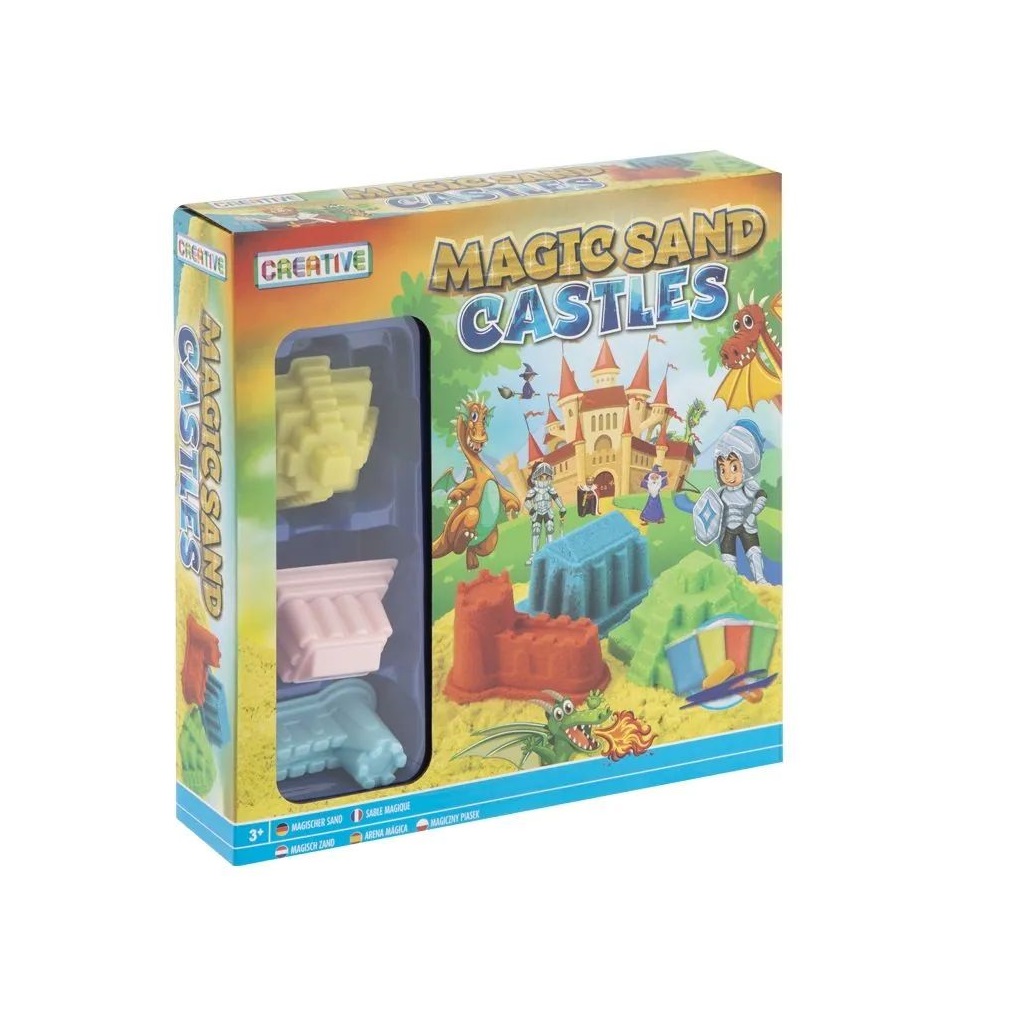 Nisip magic cu forme pentru castel din nisip - poza 1