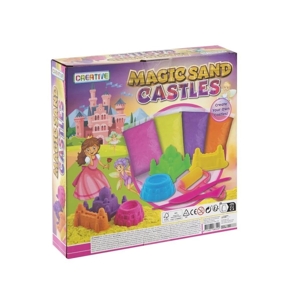 Nisip magic cu forme pentru castel din nisip - poza 4