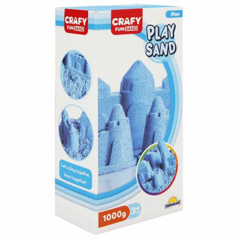 Nisip pentru modelaj Fun Sand 1000 gr culoare Albastru - poza 1