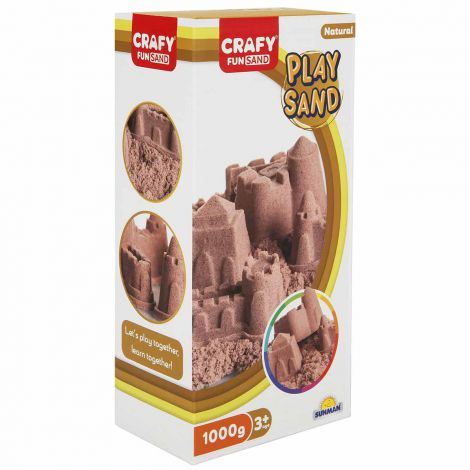 Nisip pentru modelaj Fun Sand 1000 gr culoare Natur - poza 1