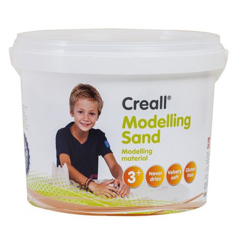 Nisip pentru modelat culoare natur 5 kg - poza 1