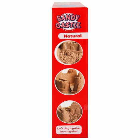 Nisip senzorial modelabil Fun Sand 1000 gr cu tavita si sabloane Castel CRAFY CFS00002787 - poza 4