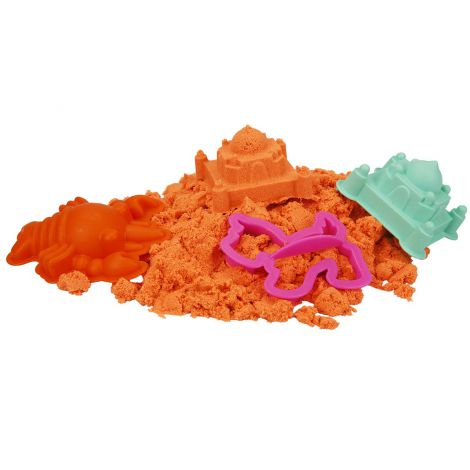 Nisip senzorial modelabil Fun Sand 350 gr Orange si 3 unelte de modelat CRAFY CFS00000450 - poza 4