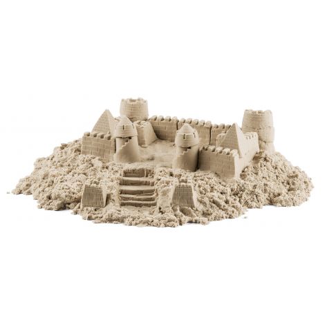 Nisip senzorial modelabil natur Play sand 1 kg PLAYBOX PB2472014 - poza 2