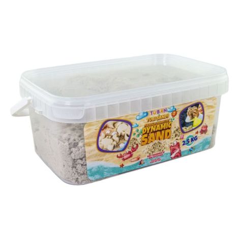 Nisip Senzorial Modelabil Tuban in cutie - natural, 2,5 kg, TU3988 - poza 1