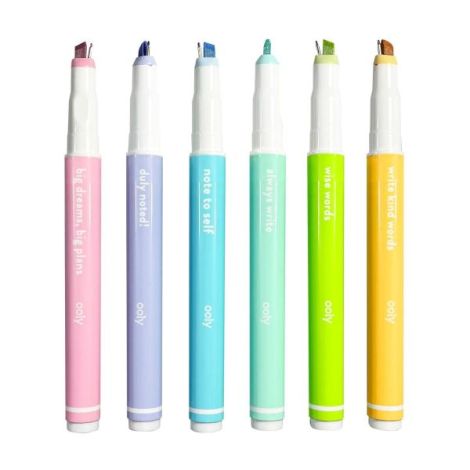 Notat! - Pixuri cu varf microfin si markere 2-in-1 - Set de 6 - poza 3