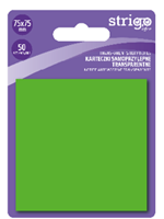 Notite Adezive Strigo 75A 75 mm, Verde Neon, 50 File