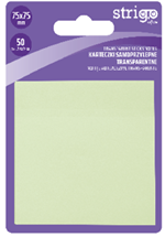 Notite Adezive Strigo 75A 75 mm, Verde Pastel, 50 File