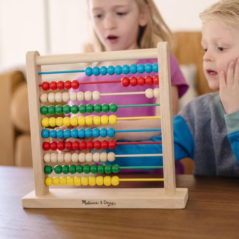 Numaratoare clasica din lemn, Melissa and Doug 0493 - poza 3