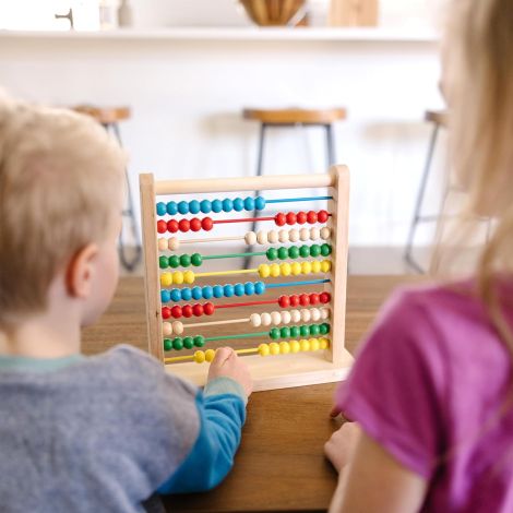 Numaratoare clasica din lemn, Melissa and Doug 0493 - poza 4