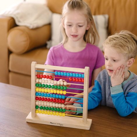 Numaratoare clasica din lemn, Melissa and Doug 0493 - poza 5