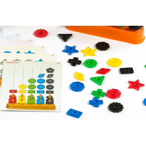 Numaratoare cu 50 piese, Abacolor, Miniland 45310 - poza 5