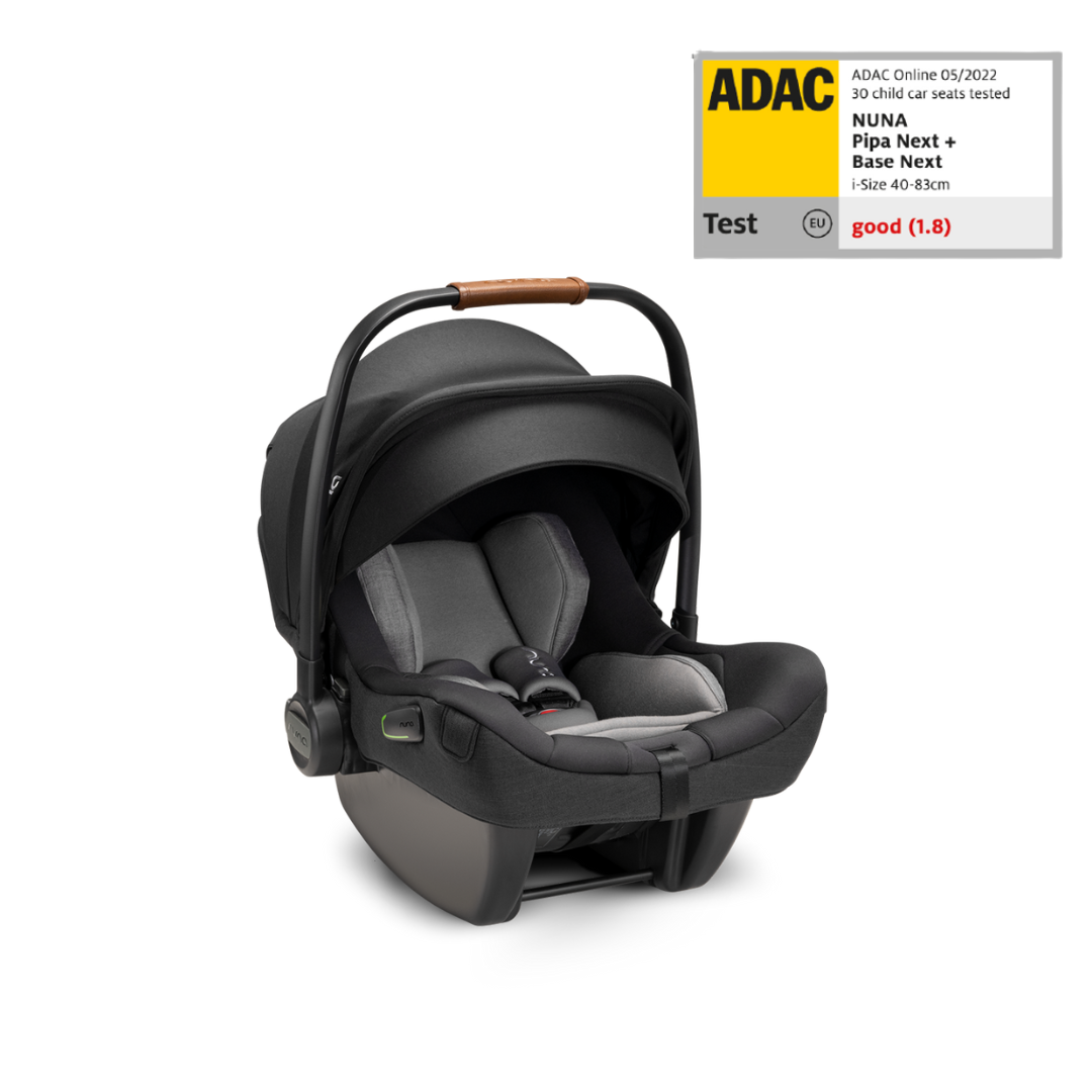 Nuna - Scoica auto PIPA Next Caviar, 40- 83 cm, testata ADAC