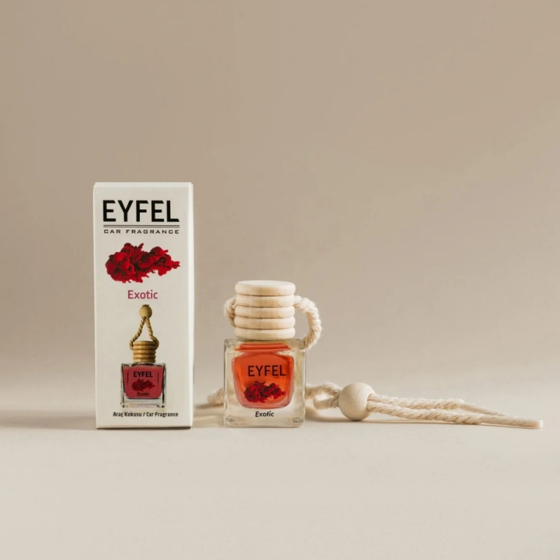 Odorizant Auto Eyfel Exotic 10ml cu snur pentru agatare