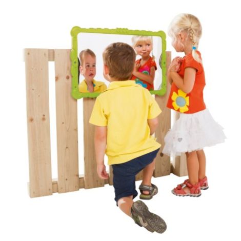 Oglinda pentru spatiile de joaca, Haha, verde lime, KBT 512.010.005.001 - poza 1