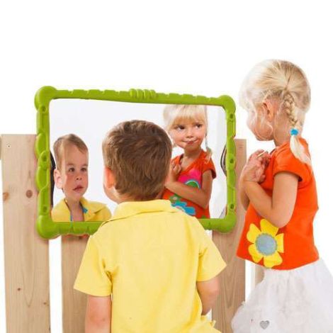 Oglinda pentru spatiile de joaca, Haha, verde lime, KBT 512.010.005.001 - poza 3
