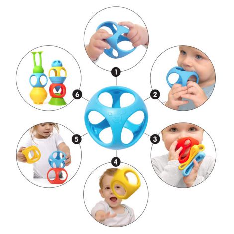 Oibo - set 3 jucarii senzoriale flexibile - poza 5