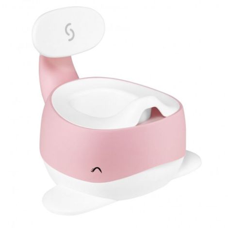 Olita pentru copii, Pottili, Skiddou, balenuta, cu capac, Keep pink, Roz - poza 2