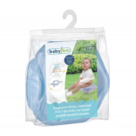 Olita portabila 2in1 BabyJem Portable Seat (Culoare: Roz) - poza 3