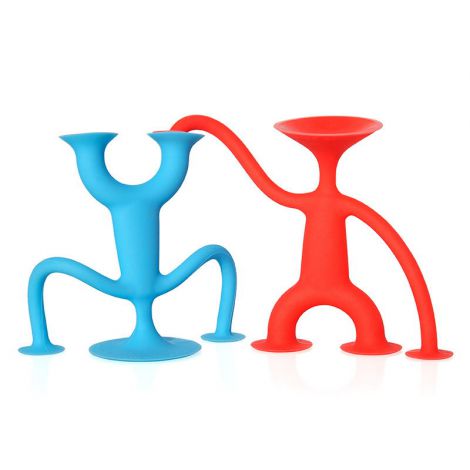 Oogi Junior (albastru) - Mini omuletul flexibil cu ventuze - poza 4