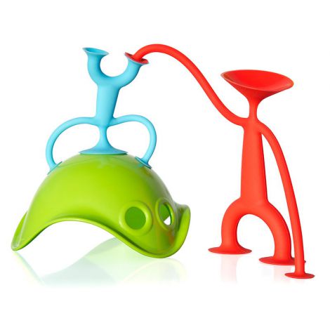 Oogi Junior (albastru) - Mini omuletul flexibil cu ventuze - poza 5