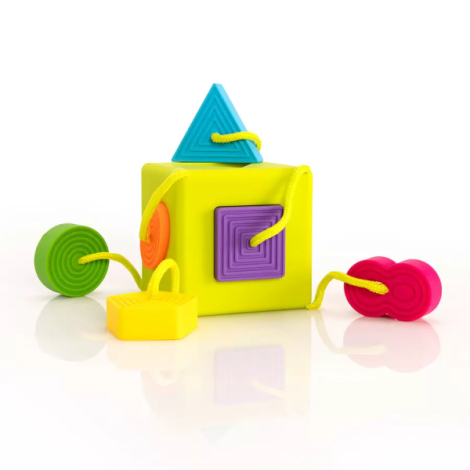OombeeCube , Cub senzorial educativ cu forme din silicon - poza 2