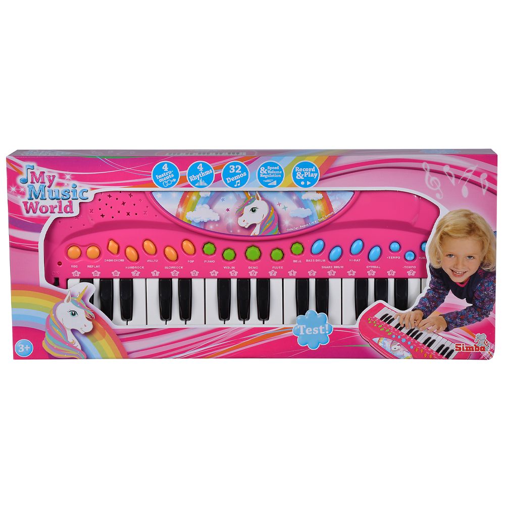 Orga de jucarie unicorn Simba roz 42 cm - poza 2
