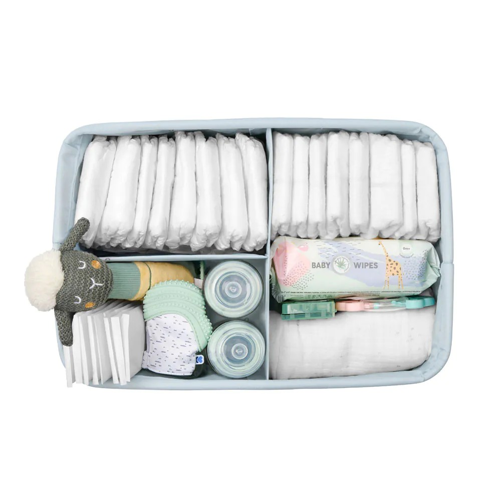 Organizator scutece pliabil Kikka Boo Sleepy Sheep 42x27x17 cm - poza 3