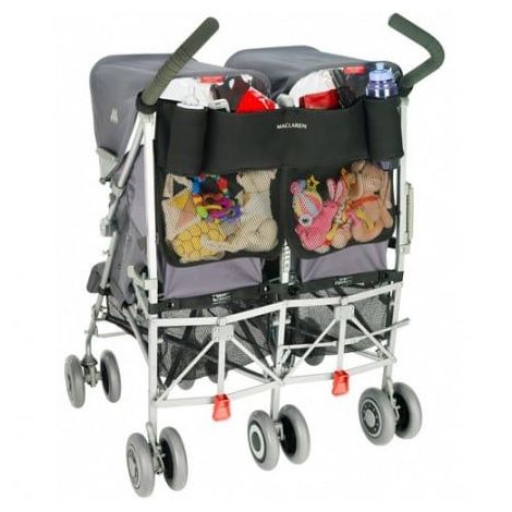 Organizer universal carucior gemeni Maclaren Charcoal - poza 2