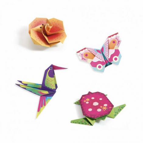 Origami Djeco, animale si flori exotice - poza 1