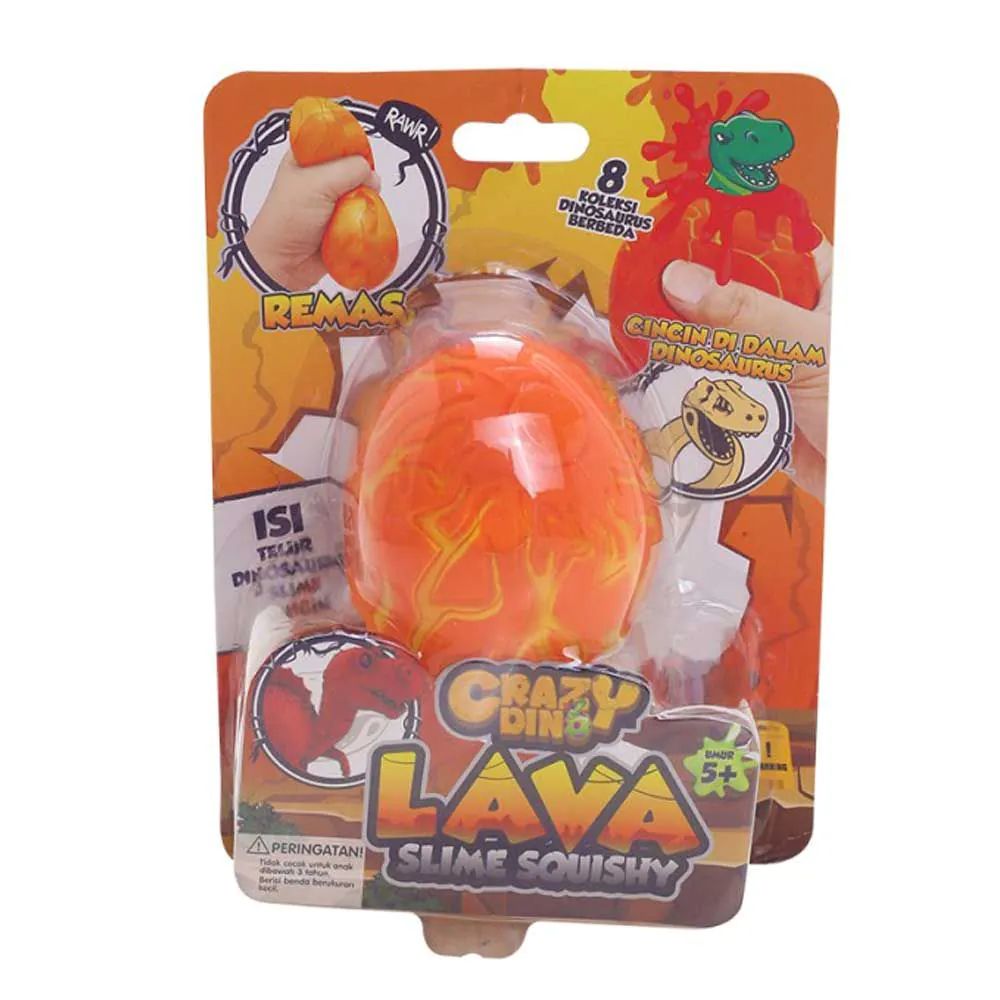 Ou cu figurina surpriza in slime Crazy Dino - poza 1