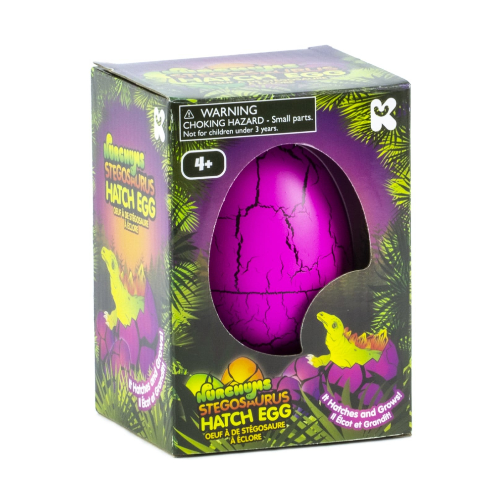 Ou mare , Stegosaurus 11 cm, Nurchum, jucarie interactiva +4 ani