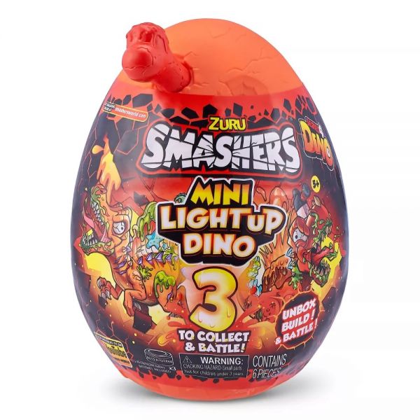 Ou surpriza dinozaur cu sunete si lumini Zuru Smashers Dino Epic S4 13 cm - poza 2