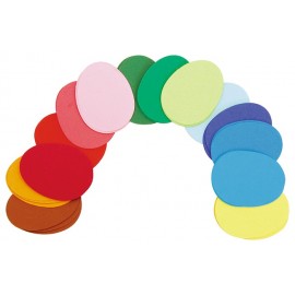 Oua din carton colorat, 60 buc - poza 1