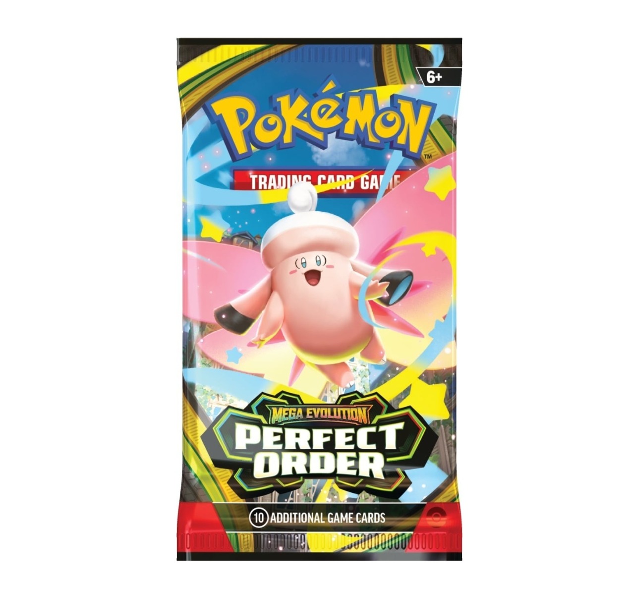 Pachet 10 carti, Pokemon TCG Mega Evolution Perfect Order Booster - poza 3