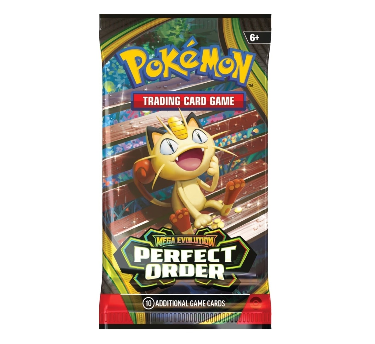 Pachet 10 carti, Pokemon TCG Mega Evolution Perfect Order Booster - poza 4