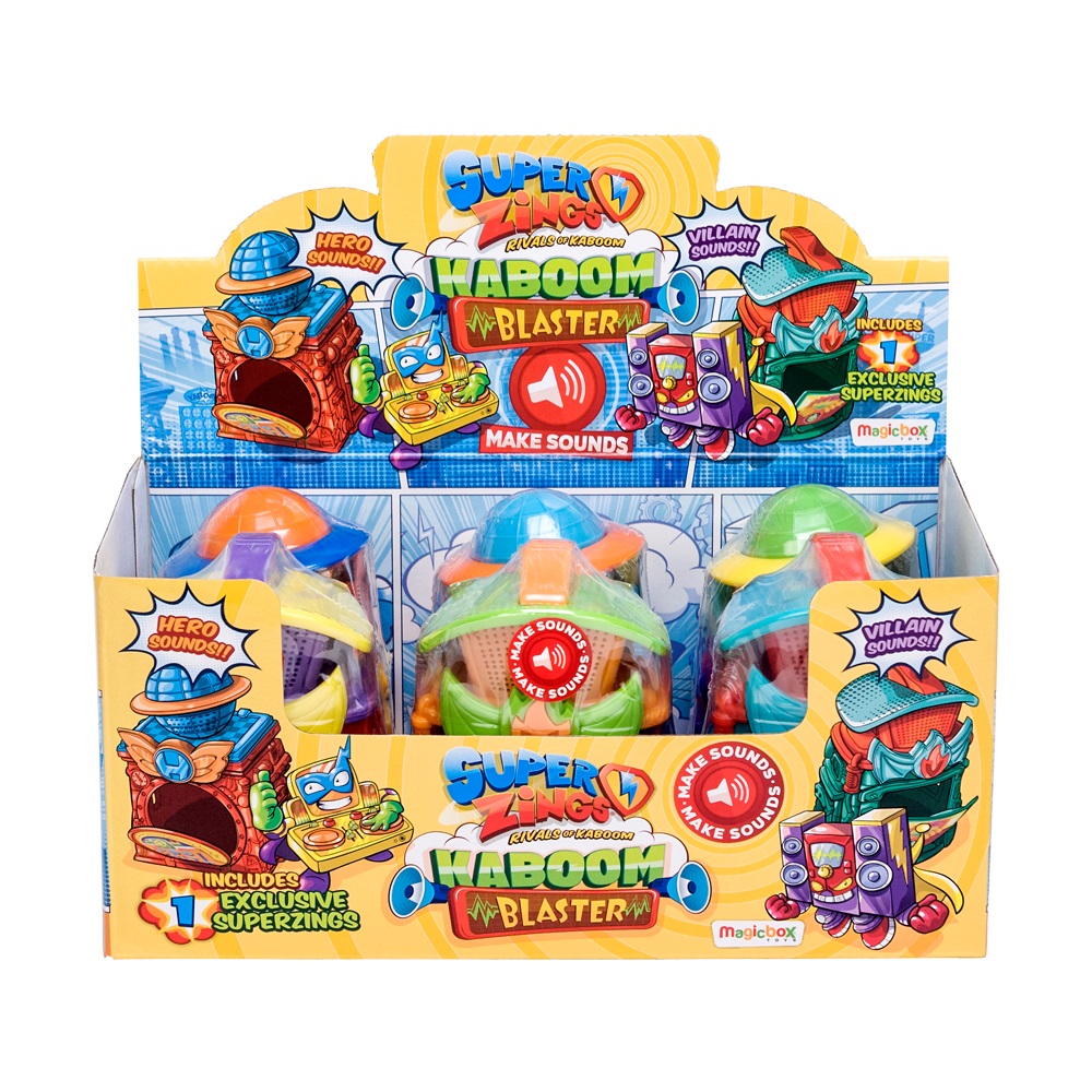 Pachet cu figurina surpriza SuperZings Kaboom Blaster - poza 1