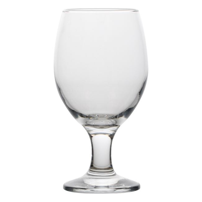 Pahar cu picior pentru bere,sticla,transparent,400 ml