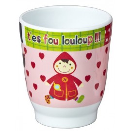Pahar din melamina Scufita Rosie - poza 1