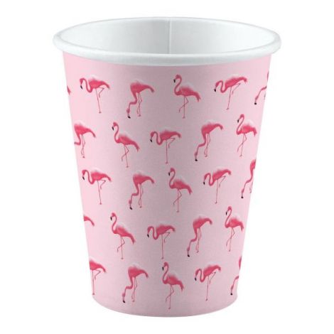 Pahare flamingo petrecere 250 ml - poza 2
