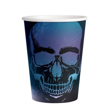 Pahare schelet halloween 250 ml - poza 2