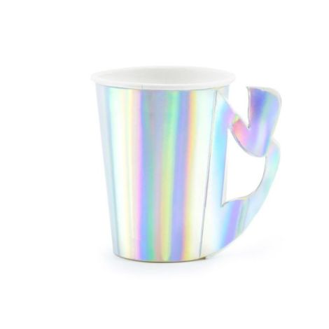 Pahare sirena iridescent 220 ml - poza 1